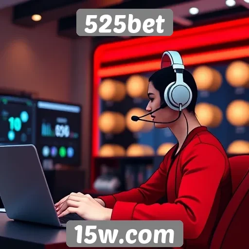 Atendimento ao cliente no site 525bet